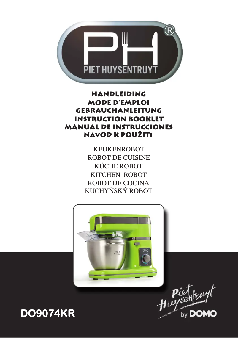 Page 1 de la notice Manuel utilisateur Domo DO9075KR