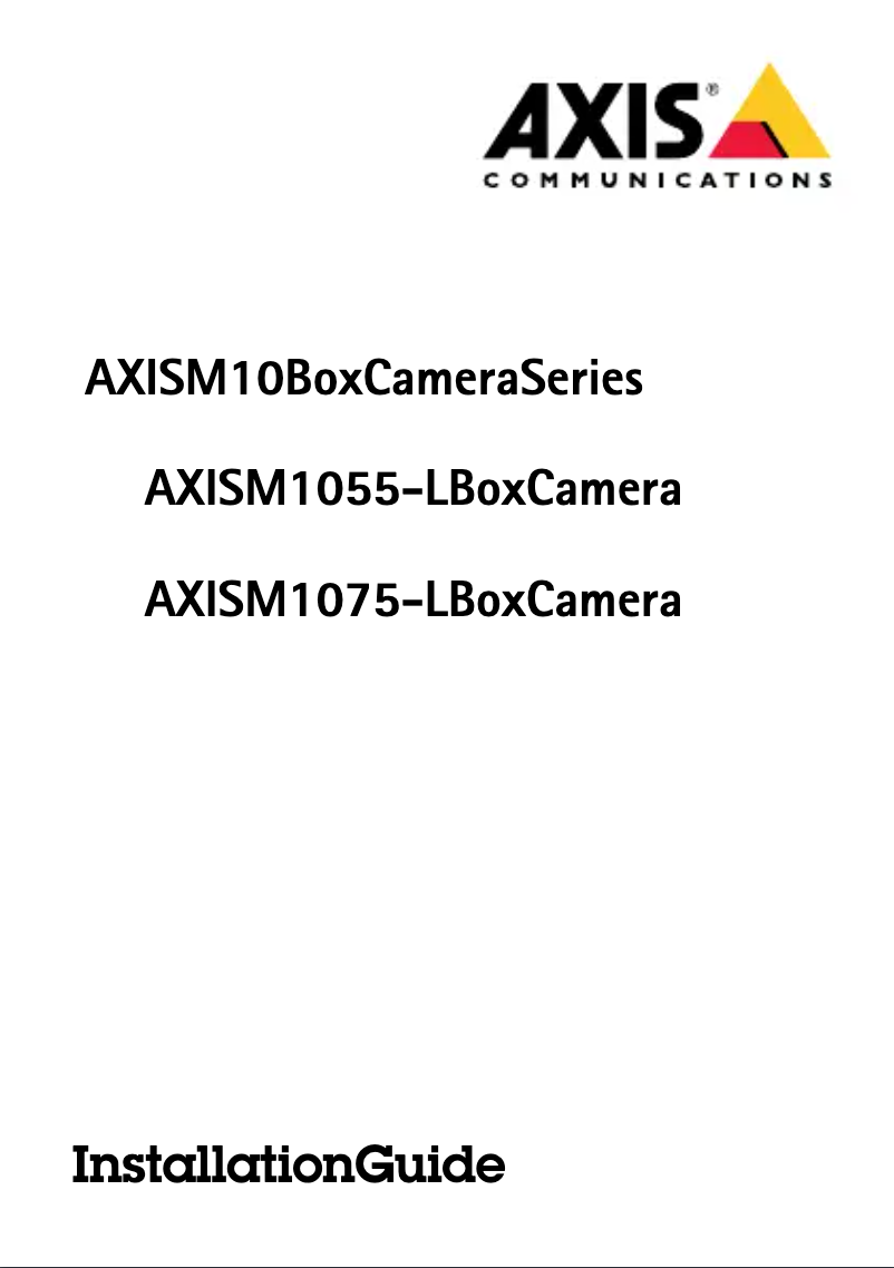 Image de la première page du manuel de l'appareil M1075-L