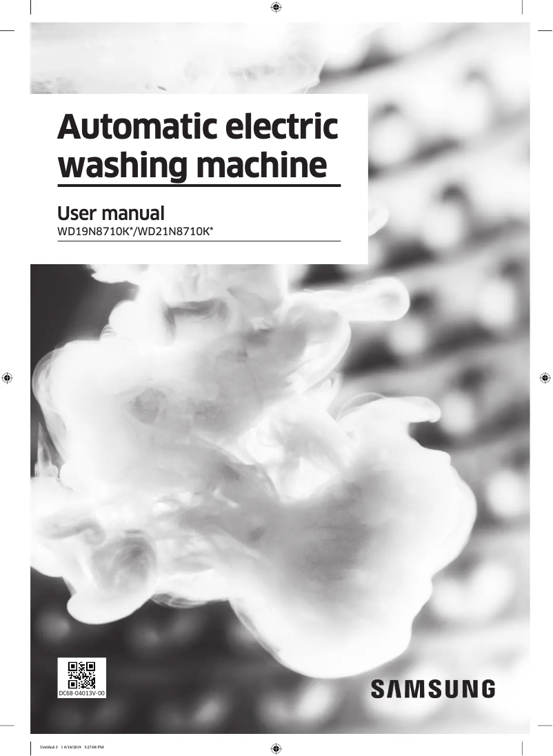 Página 1 del manual Manual de usuario Samsung WD19N8710KP