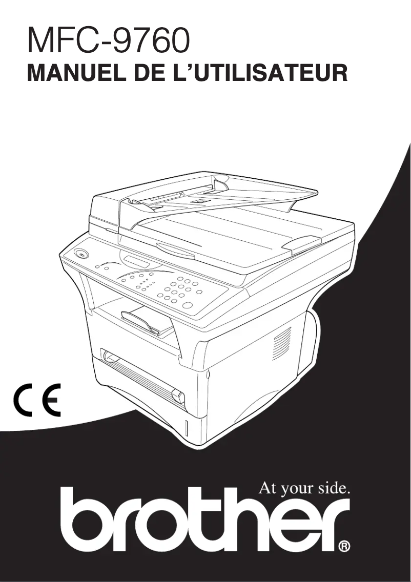 Page 1 de la notice Manuel utilisateur Brother MFC-9760