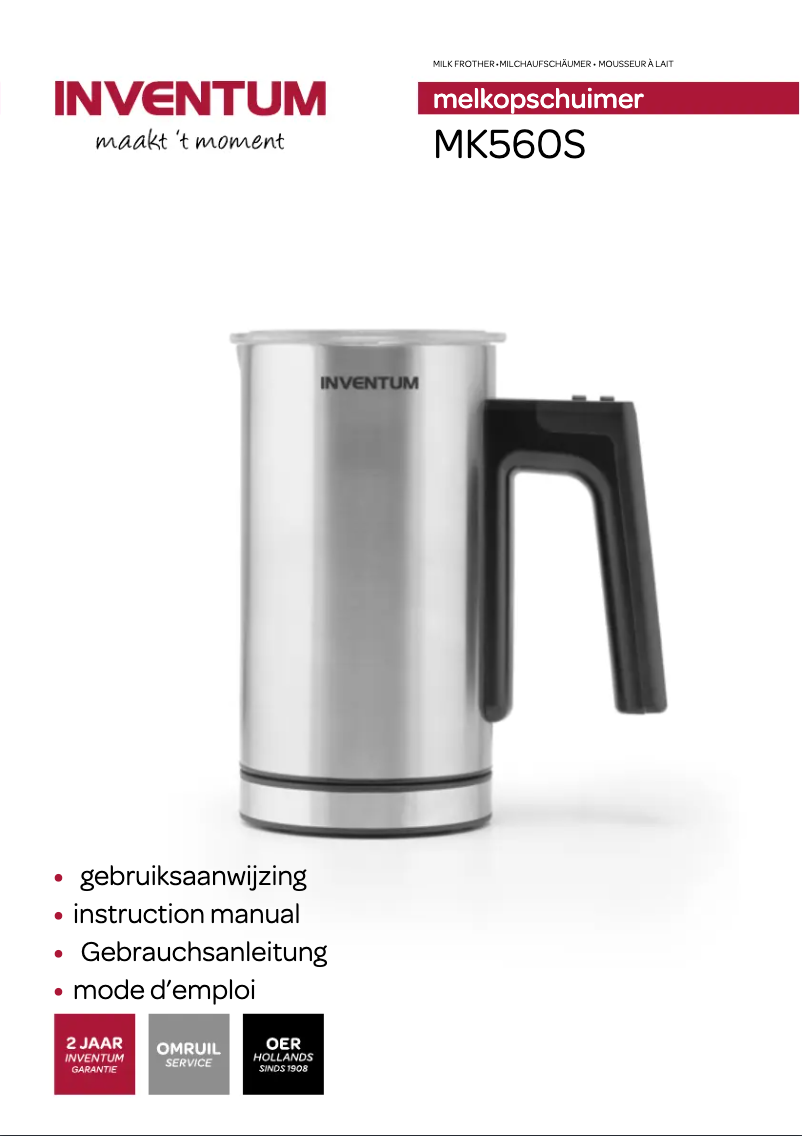 Page 1 de la notice Manuel utilisateur Inventum MK560S