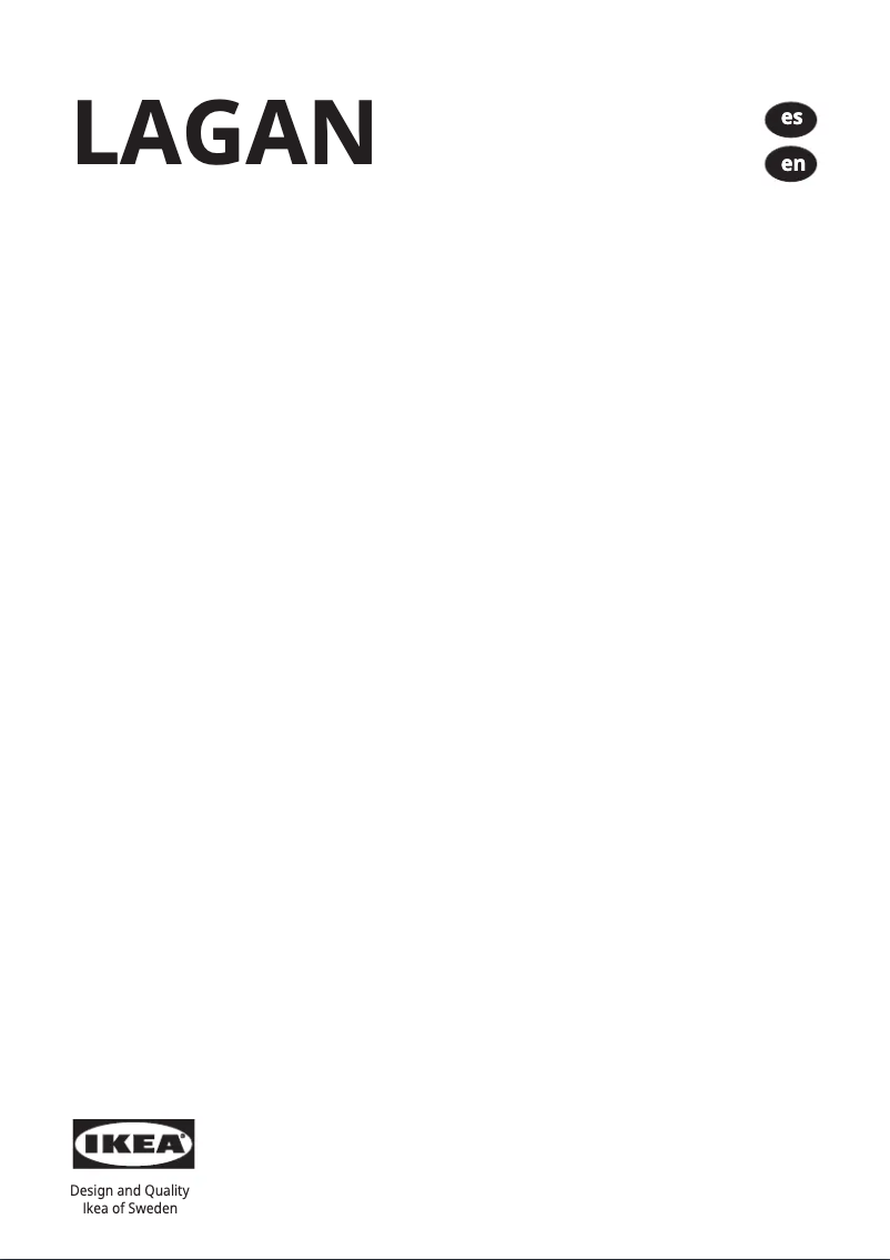Page 1 de la notice Manuel utilisateur Ikea LAGAN 805.685.07