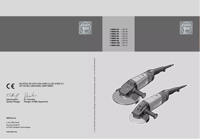 Page 1 de la notice Manuel utilisateur Bauer WSG20-230