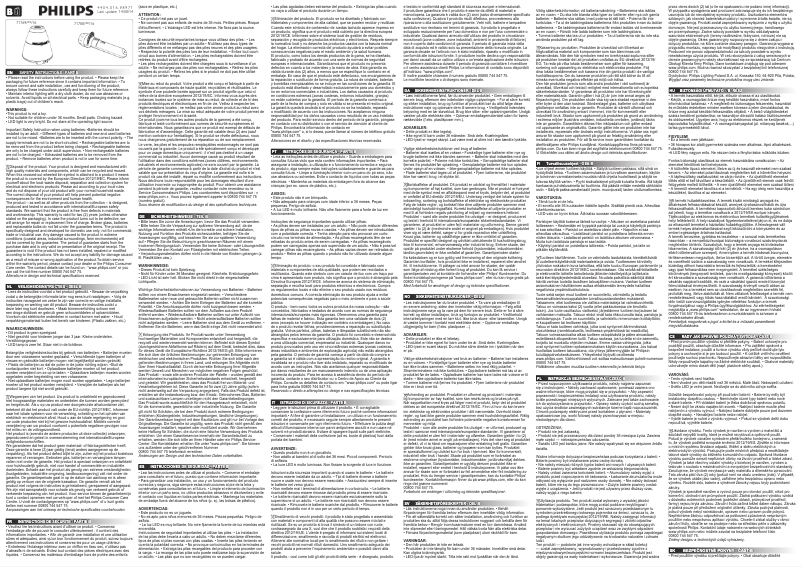 Page 1 de la notice Manuel utilisateur Philips 71788/08/16
