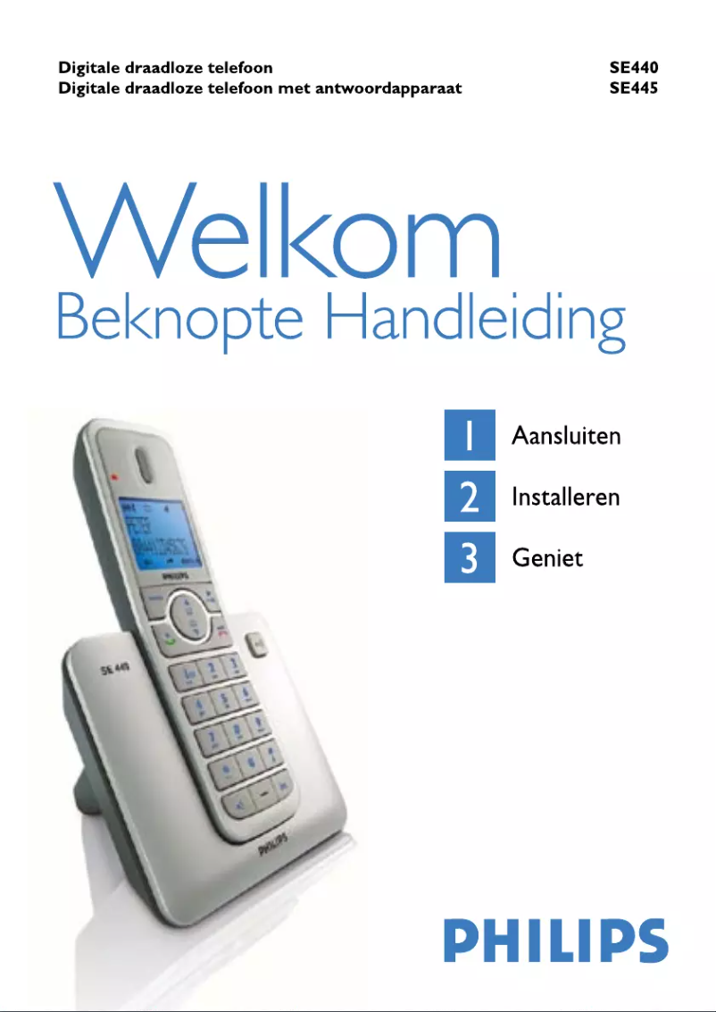 Página 1 del manual Manual de usuario Philips SE4452S