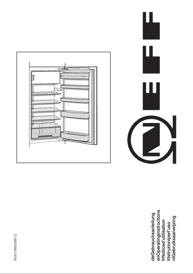 Page n°1 - Manuel utilisateur Neff K6654X7