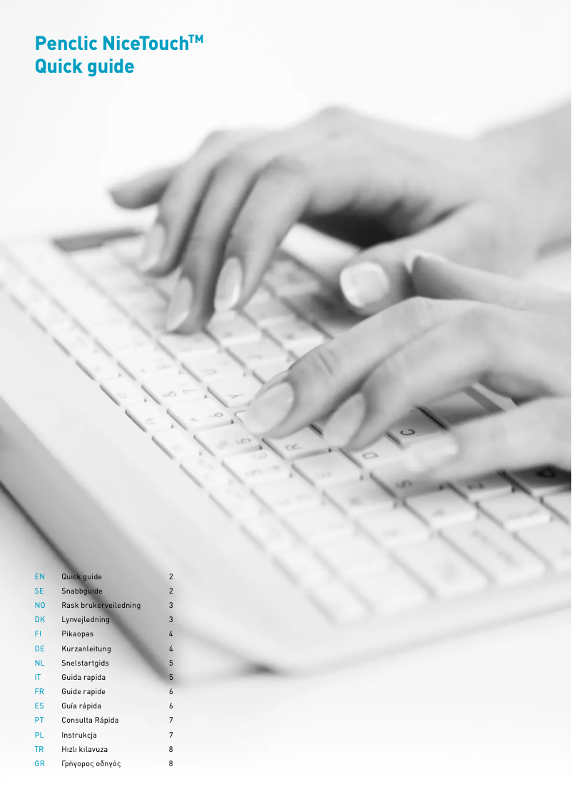 Page n°1 - Manuel utilisateur Penclic NiceTouch T2