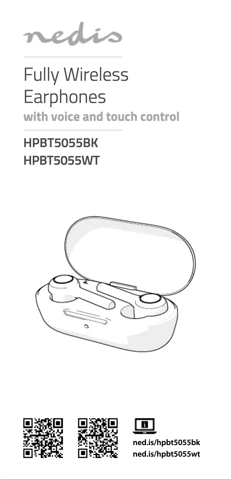 Page n°1 - Manuel utilisateur Nedis HPBT5055BK