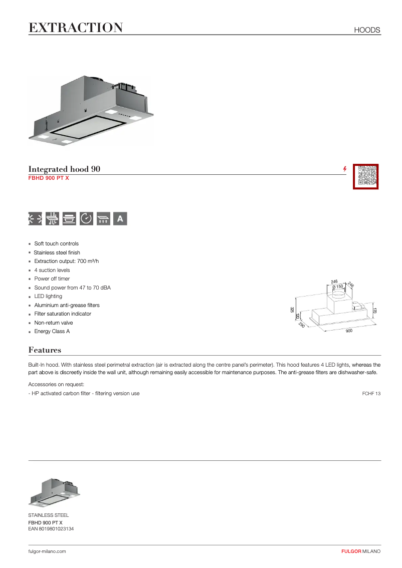 Image de la première page du manuel de l'appareil FBHD 900 PT X