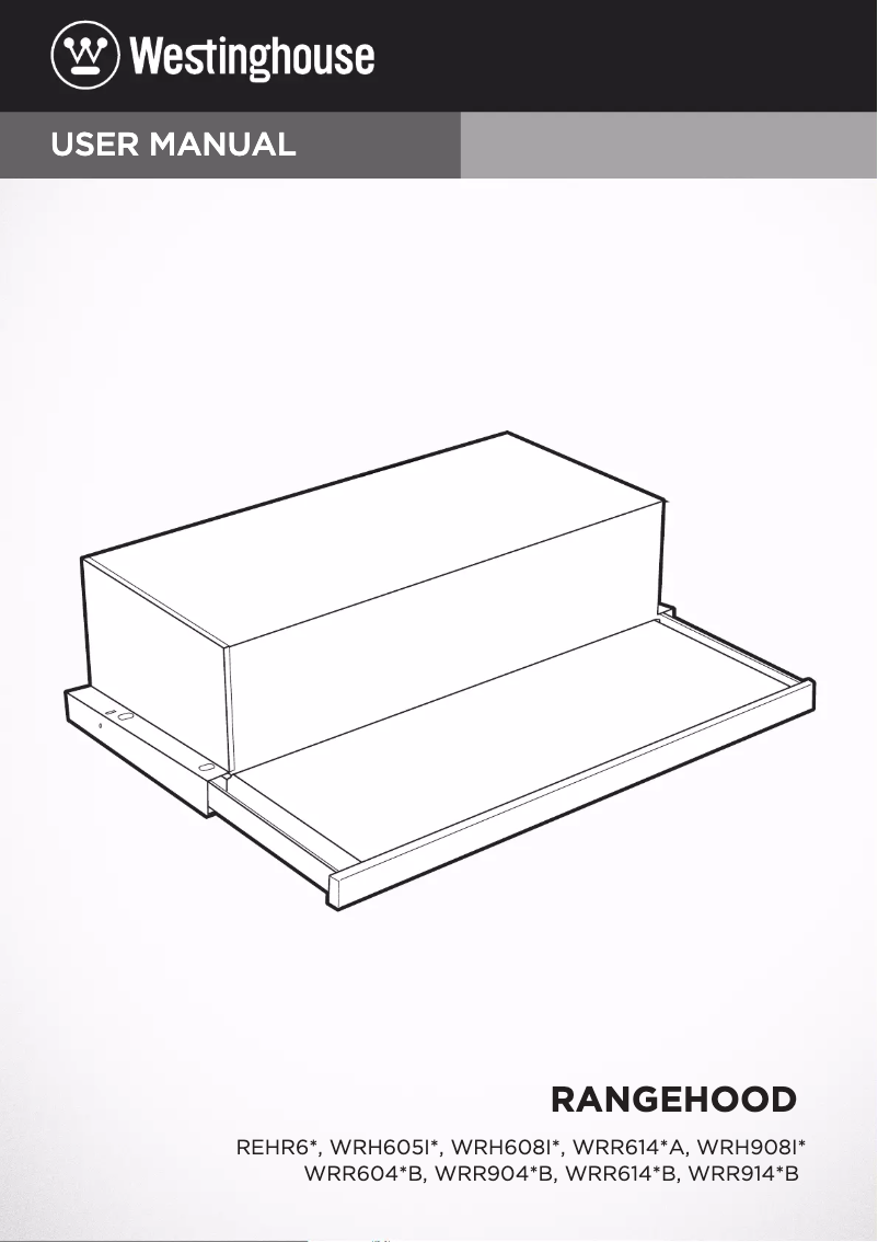 Page n°1 - Manuel utilisateur Westinghouse WRR614WA