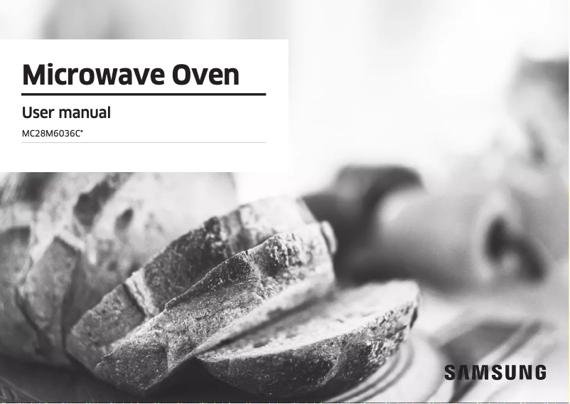 Page 1 de la notice Manuel utilisateur Samsung MC28M6036CH