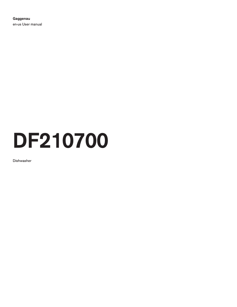 Image de la première page du manuel de l'appareil DF210700