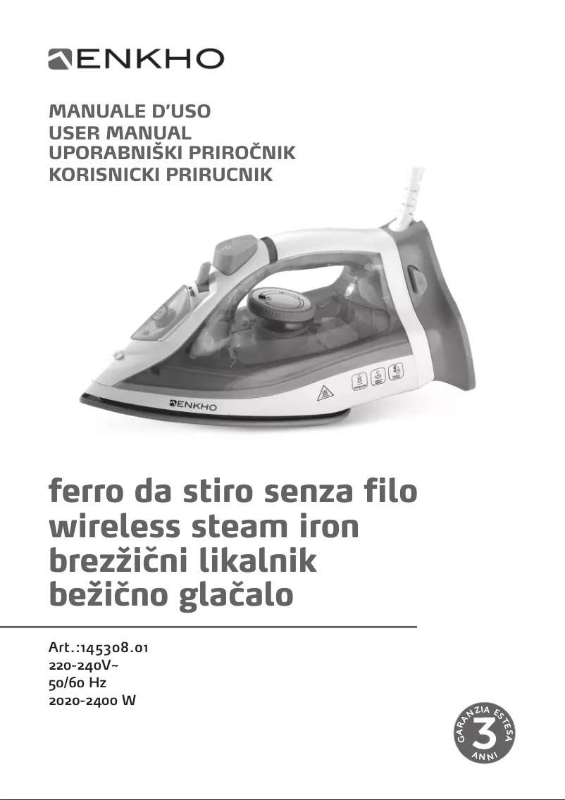 Page 1 de la notice Manuel utilisateur Enkho 145308.01