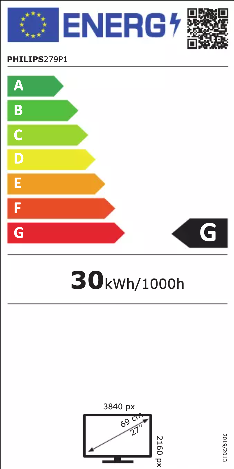 Imagen de la primera página del manual del dispositivo Brilliance 279P1