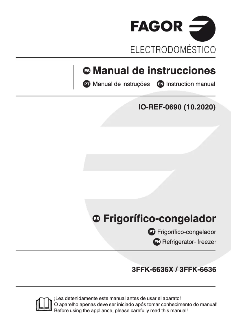 Imagen de la primera página del manual del dispositivo 3FFK-6636X