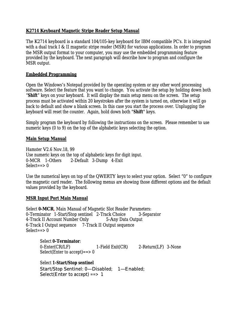 Page 1 de la notice Manuel utilisateur Unitech K2714U