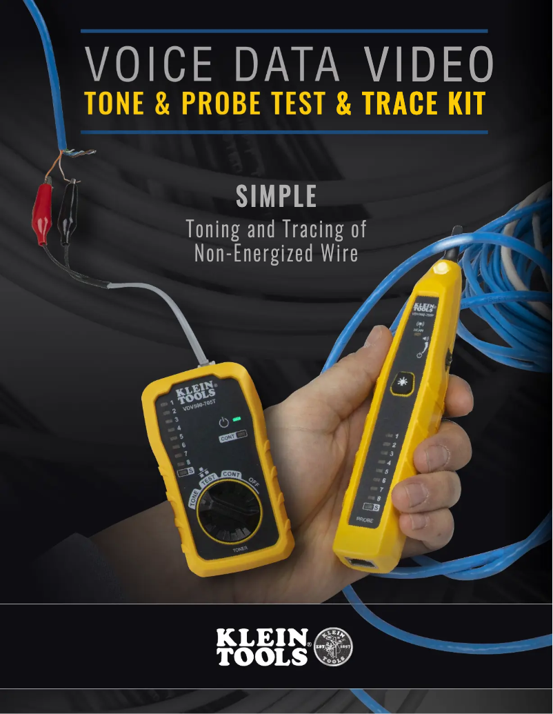 Image de la première page du manuel de l'appareil VDV500-705