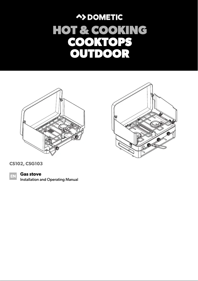 Page 1 de la notice Manuel utilisateur Dometic CSG103