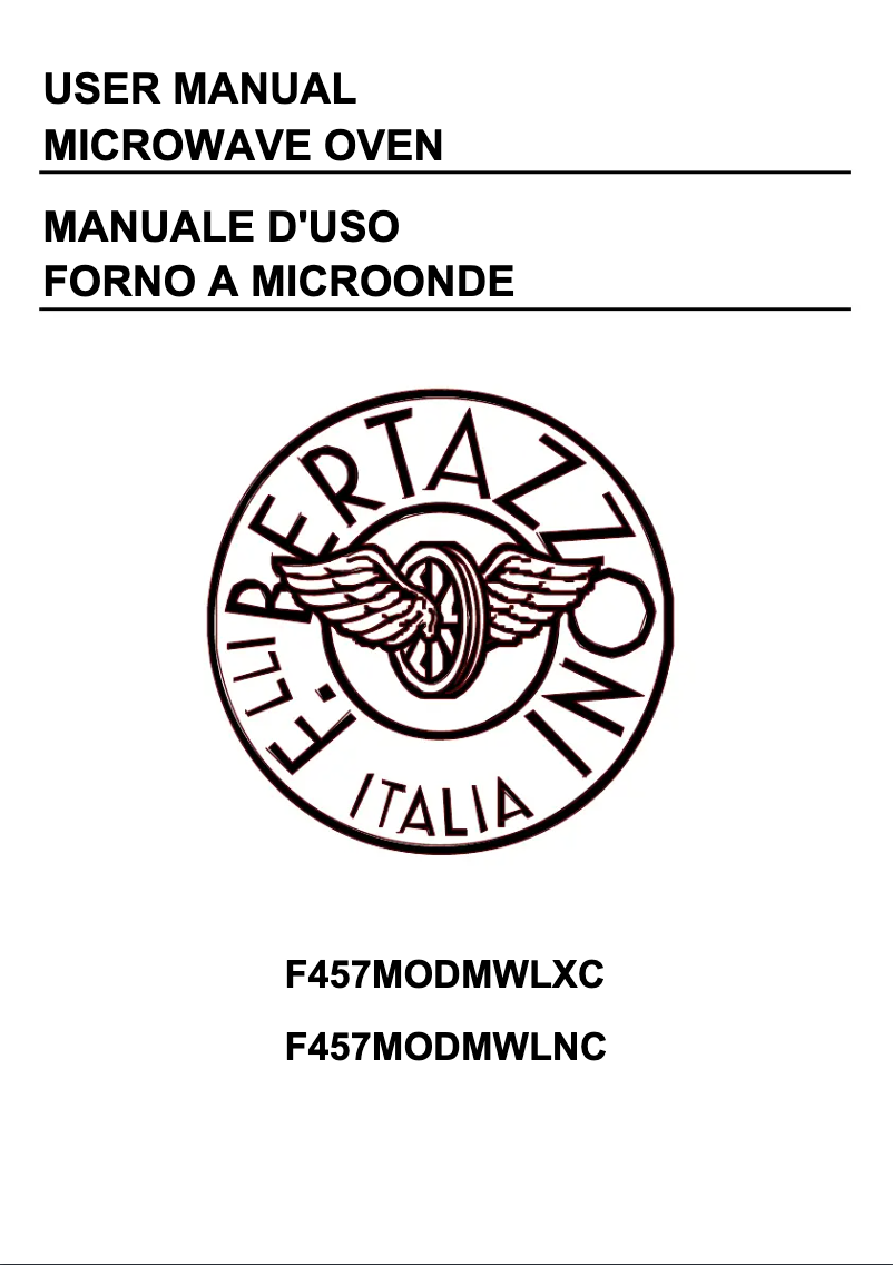 Page 1 de la notice Manuel utilisateur Bertazzoni F457MODMWLXC