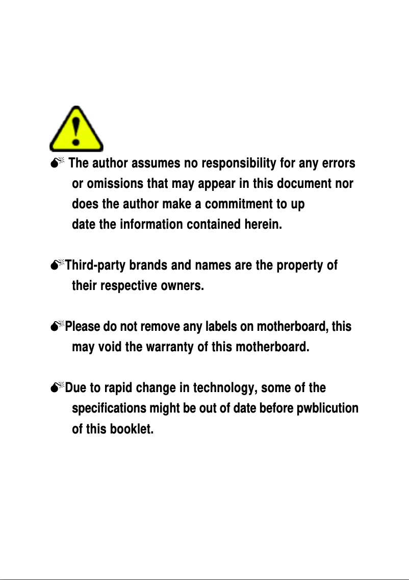 Image de la première page du manuel de l'appareil GA-7VTXH