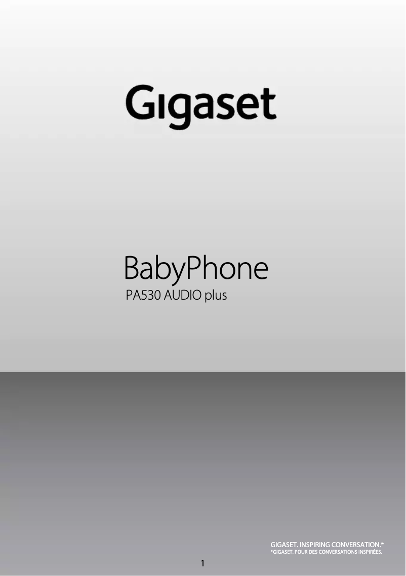 Page n°1 - Manuel utilisateur Gigaset PA530 Audio Plus