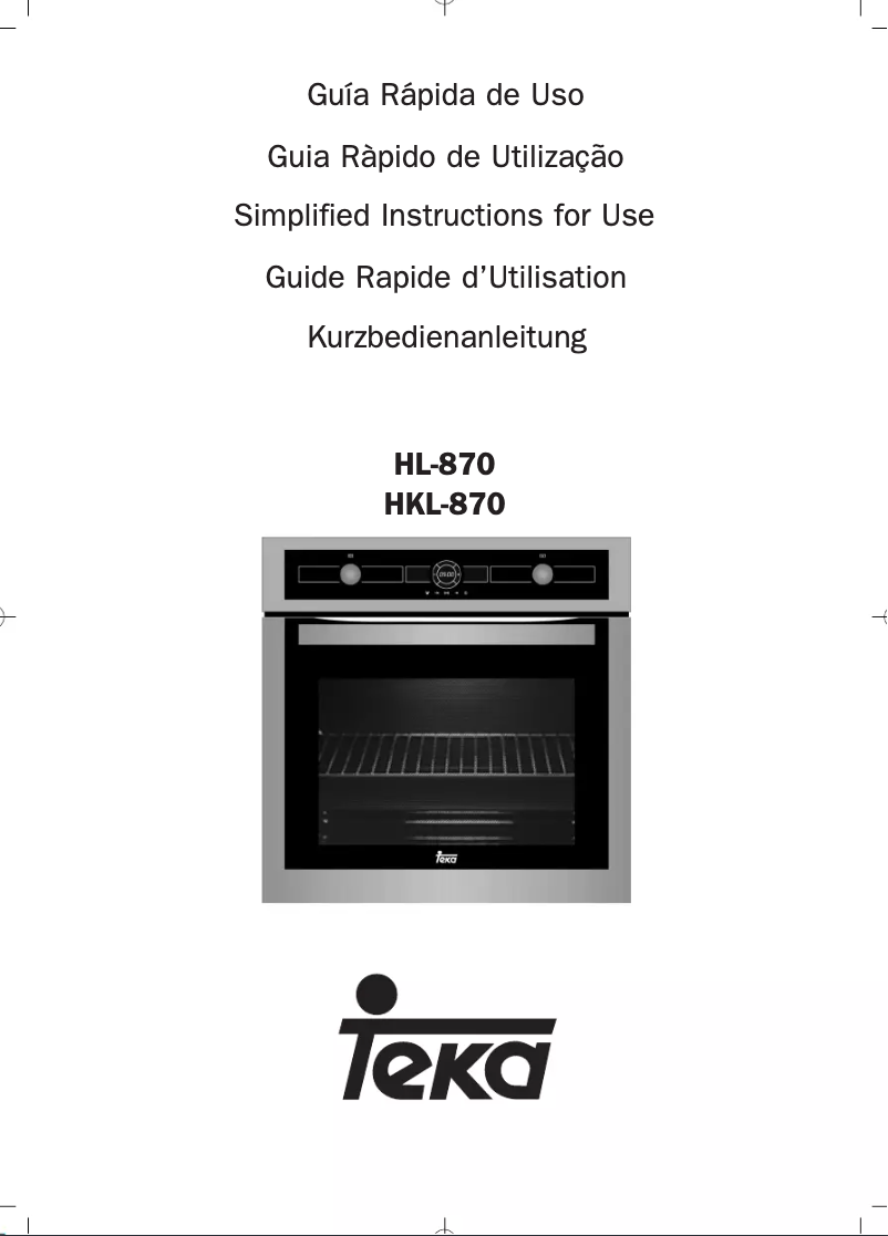 Image de la première page du manuel de l'appareil HKL 870