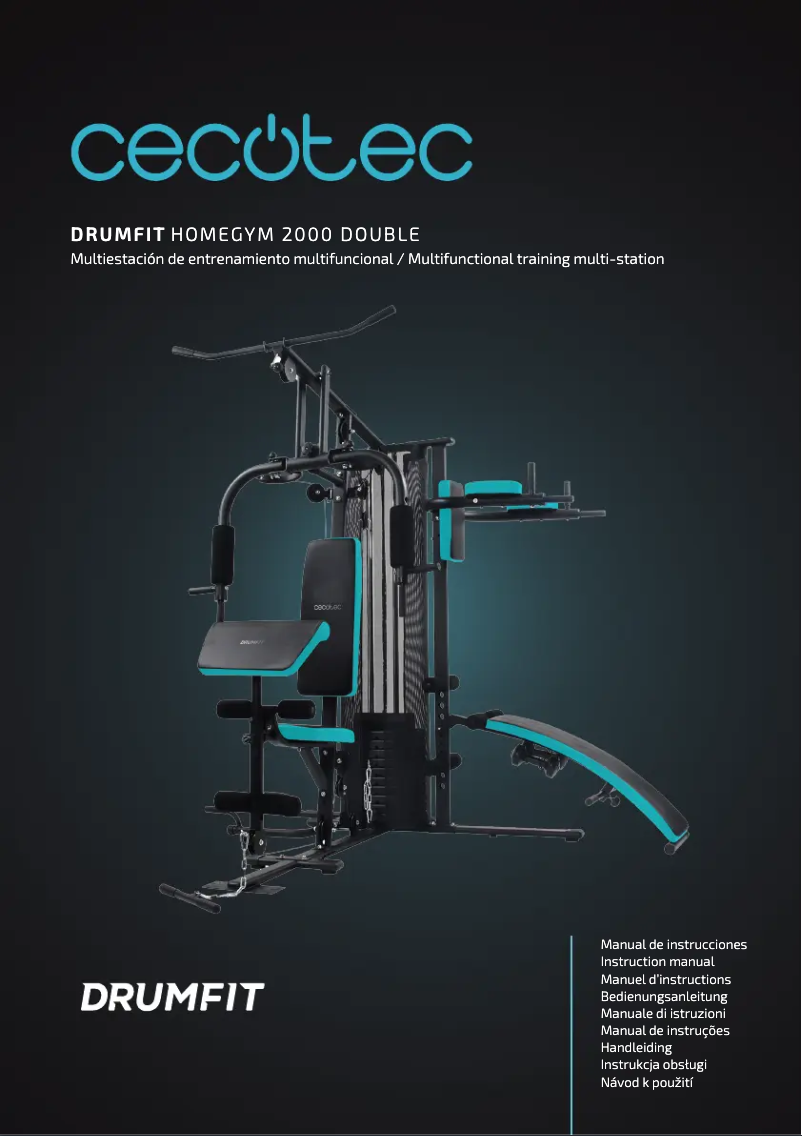 Page n°1 - Manuel utilisateur Cecotec Drumfit HomeGym 2000 Double