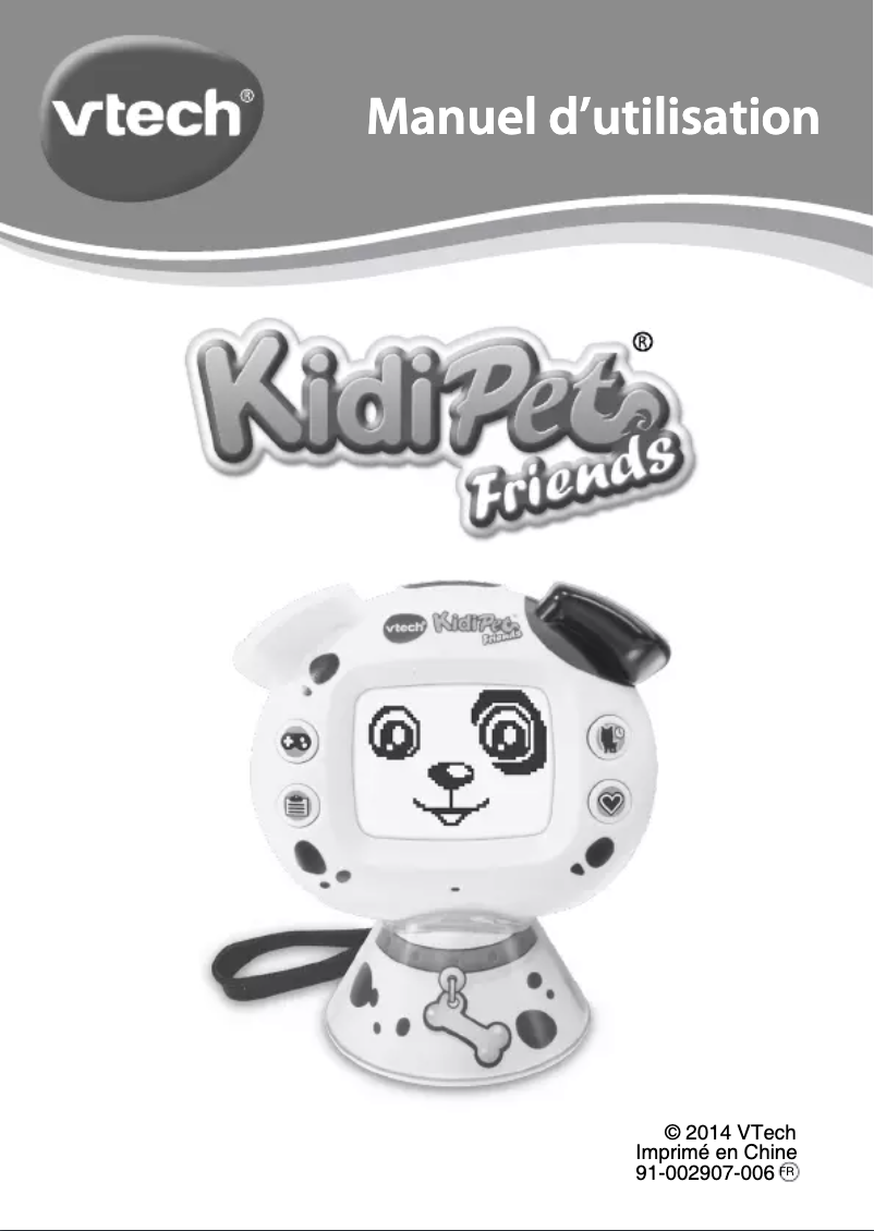 Página 1 del manual Manual de usuario Vtech KidiPet Friend Dalmatien