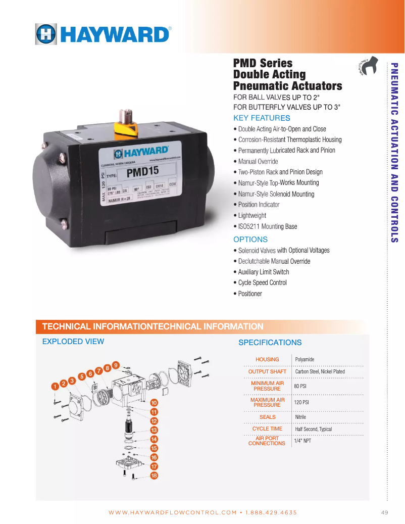 Page n°1 - Manuel utilisateur Hayward PMS15