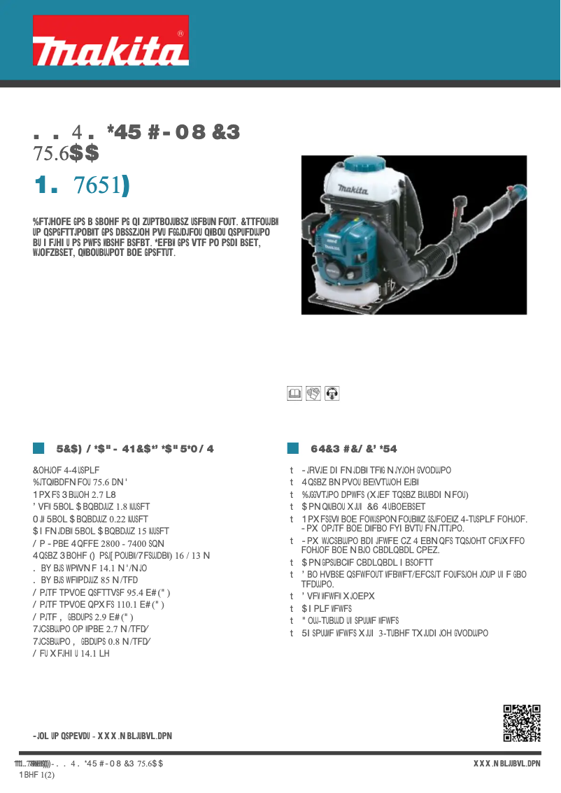 Image de la première page du manuel de l'appareil PM7651H