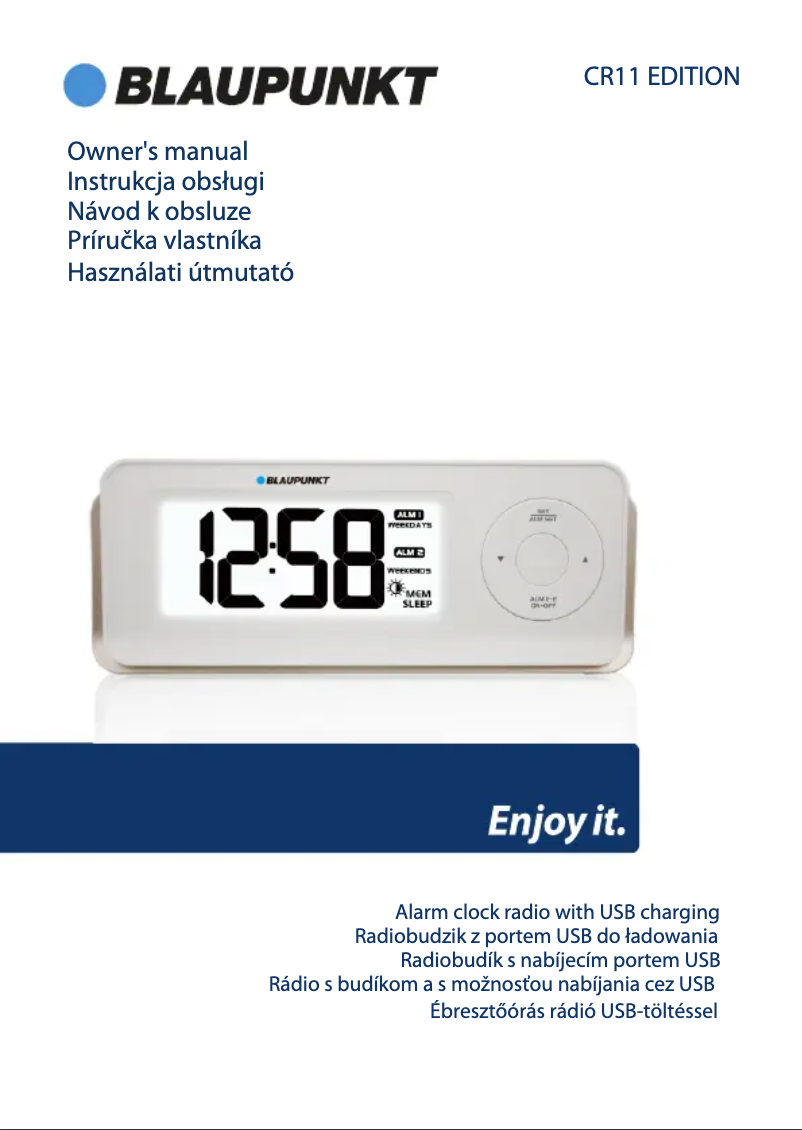 Image de la première page du manuel de l'appareil CR11