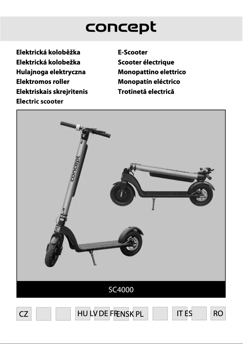Page 1 de la notice Manuel utilisateur Concept Crossader SC4000