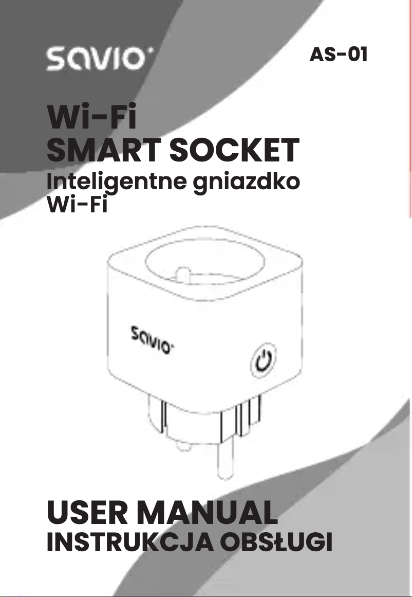 Page n°1 - Manuel utilisateur Savio AS-01