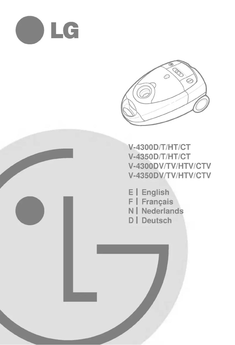 Page 1 de la notice Manuel utilisateur LG V-4350TV