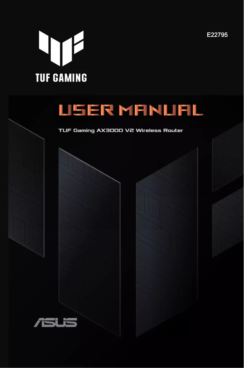 Page 1 de la notice Manuel utilisateur Asus TUF Gaming AX3000 V2