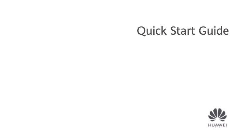 Image de la première page du manuel de l'appareil Watch GT 2e