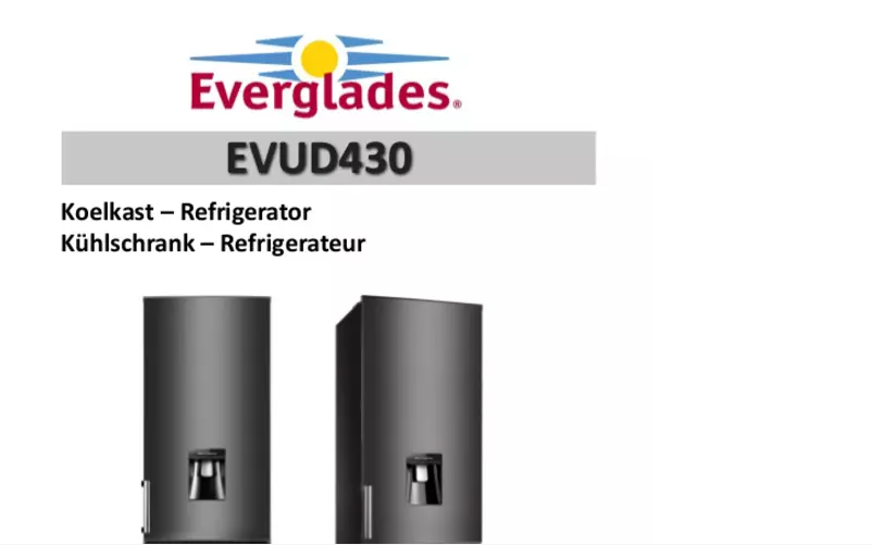 Page n°1 - Manuel utilisateur Everglades EVUD430