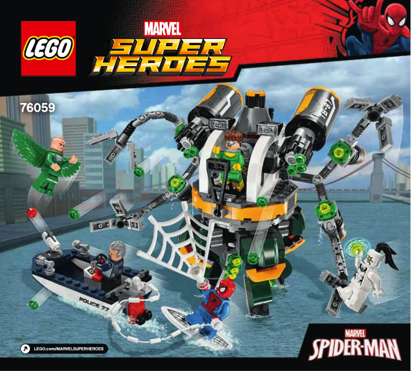 Página 1 del manual Manual de usuario Lego Marvel Super Heroes 76059