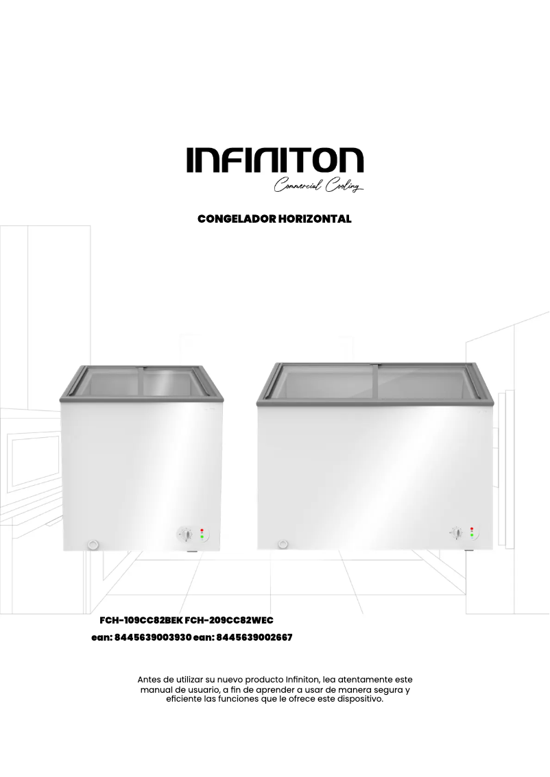 Page 1 de la notice Manuel utilisateur Infiniton FCH-209CC82WEC