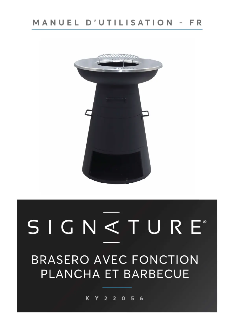 Page 1 de la notice Manuel utilisateur Signature KY22056