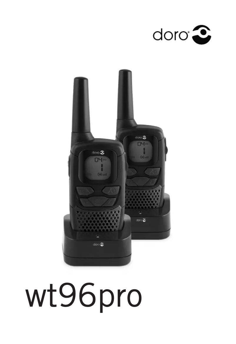 Page 1 de la notice Manuel utilisateur Doro WT 96pro