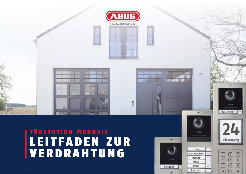 Página 1 del manual Diagrama de cableado Abus TVHS20140