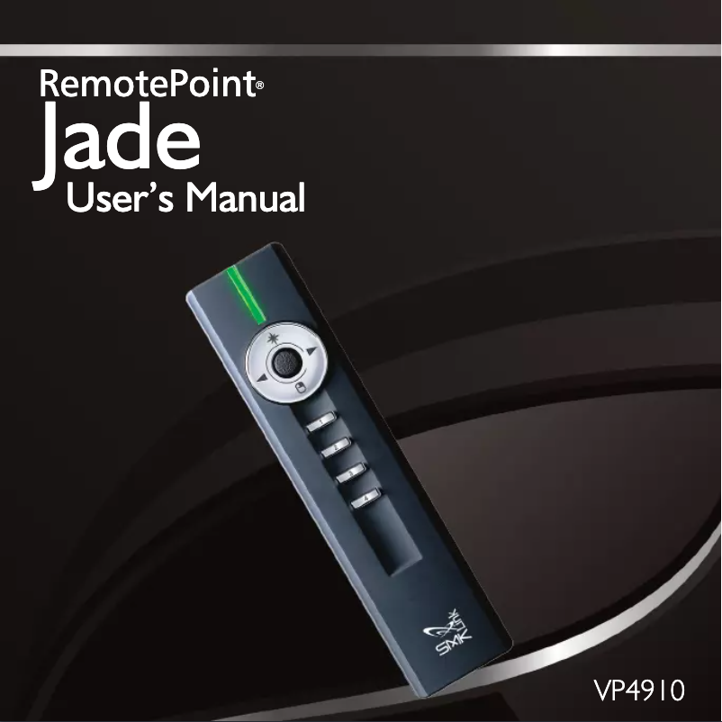 Page 1 de la notice Manuel utilisateur SMK-Link Jade VP4910