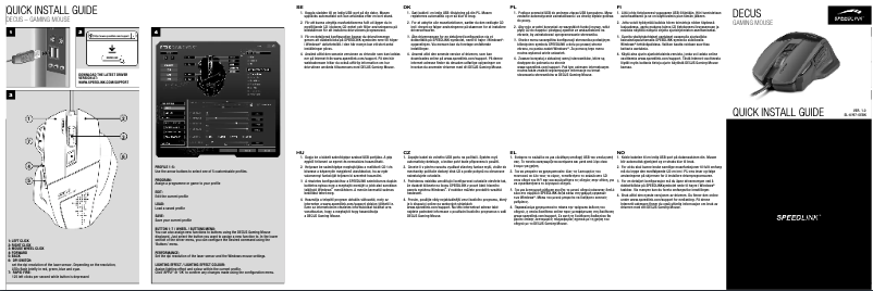 Image de la première page du manuel de l'appareil Decus SL-6397-OEBK