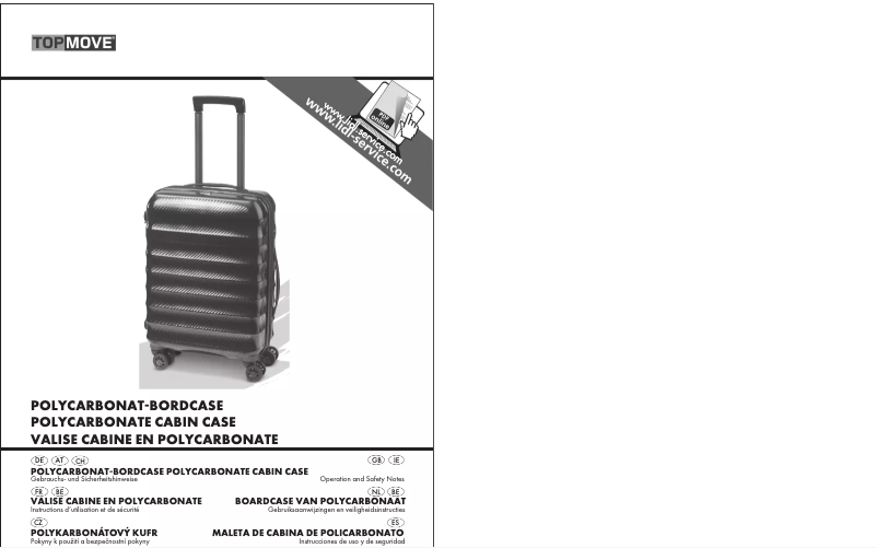 Page 1 de la notice Manuel utilisateur Topmove IAN 303984