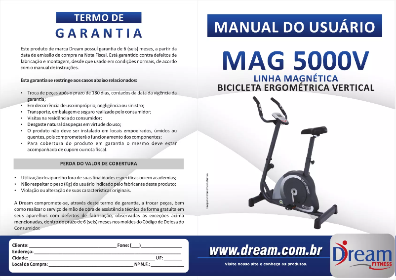 Image de la première page du manuel de l'appareil MAG 5000 V