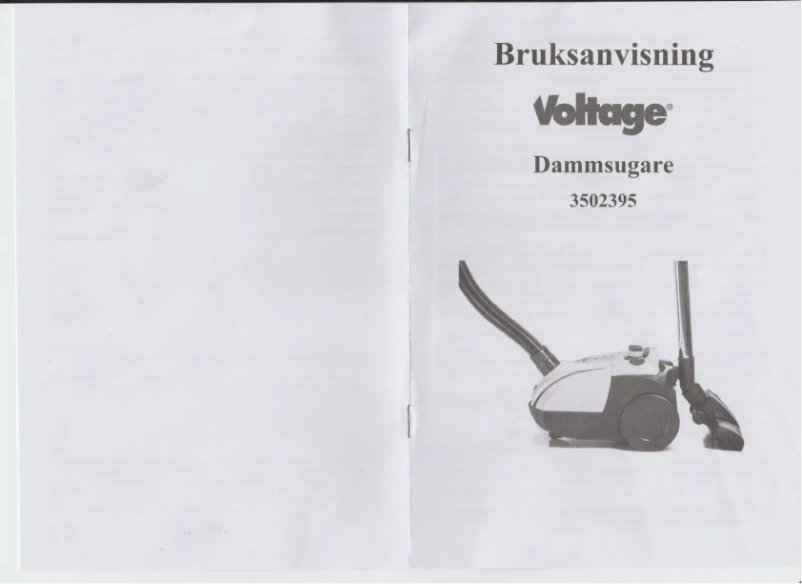 Page n°1 - Manuel utilisateur Voltage 3502395