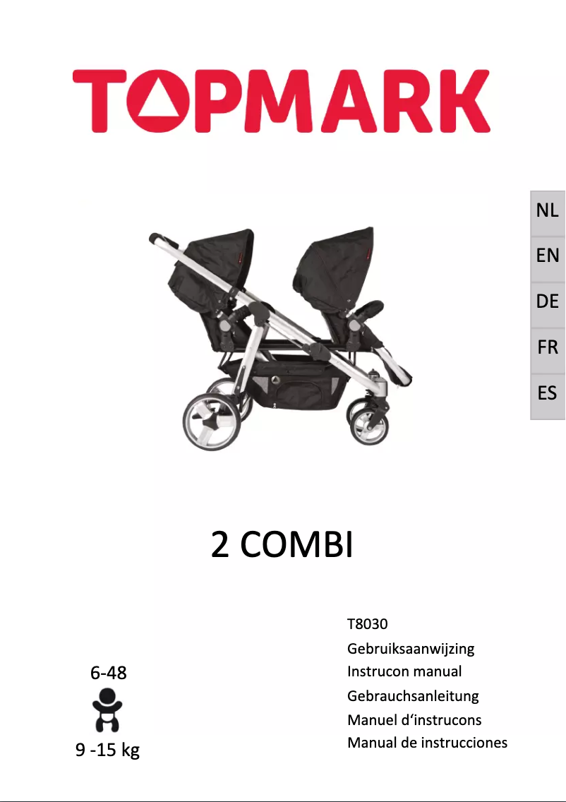Page 1 de la notice Manuel utilisateur Topmark 2 Combi T8030