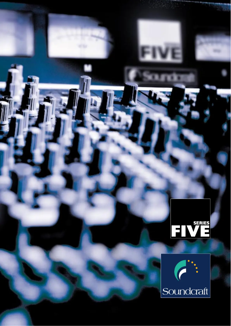 Page n°1 - Brochure Soundcraft Series FIVE