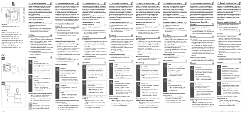 Page 1 de la notice Manuel utilisateur Berker 48604010